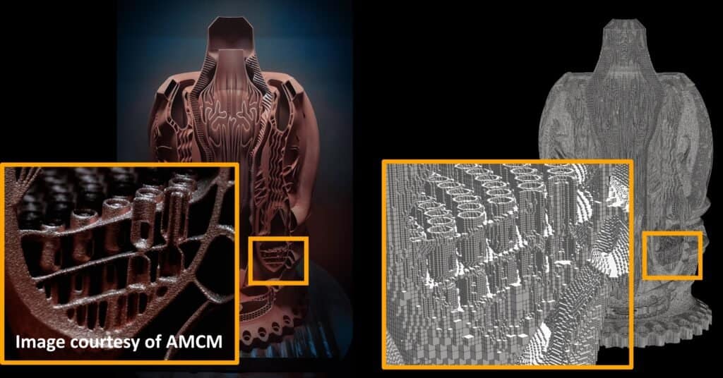 RAPID Roundup 2026: Simulation, IPQA, Materials, Depowdering, & More3DPrint.com | Additive Manufacturing Business 2 Fine mesh comp image 1024x536