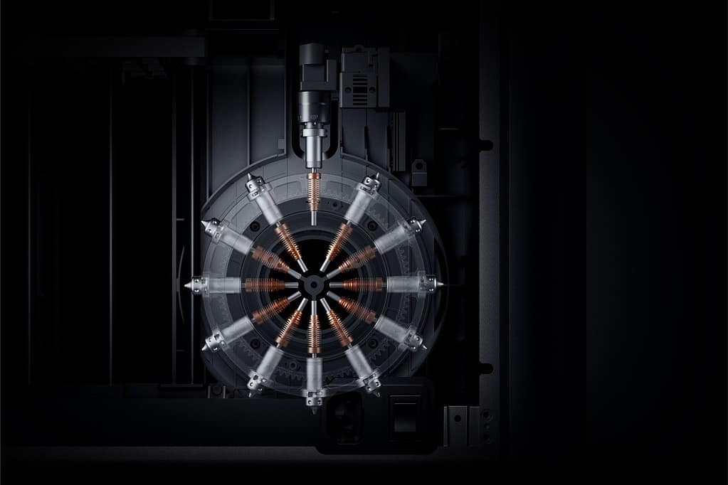 How AtomForm’s 12-Nozzle System Cuts Multi-Color FDM Transition Waste by Up to 90%3DPrint.com | Additive Manufacturing Business 2 2 AtomForm Palette 300 12 nozzles AHre5G