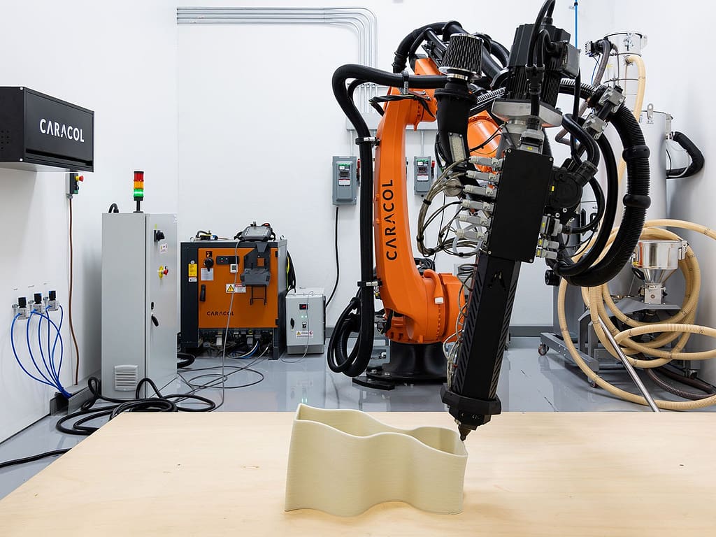 Caracol Taps CNC Robotics to Build and Support Its UK Systems3DPrint.com | Additive Manufacturing Business 2 heronam caracol robotic lfam composite Y0RlQ9
