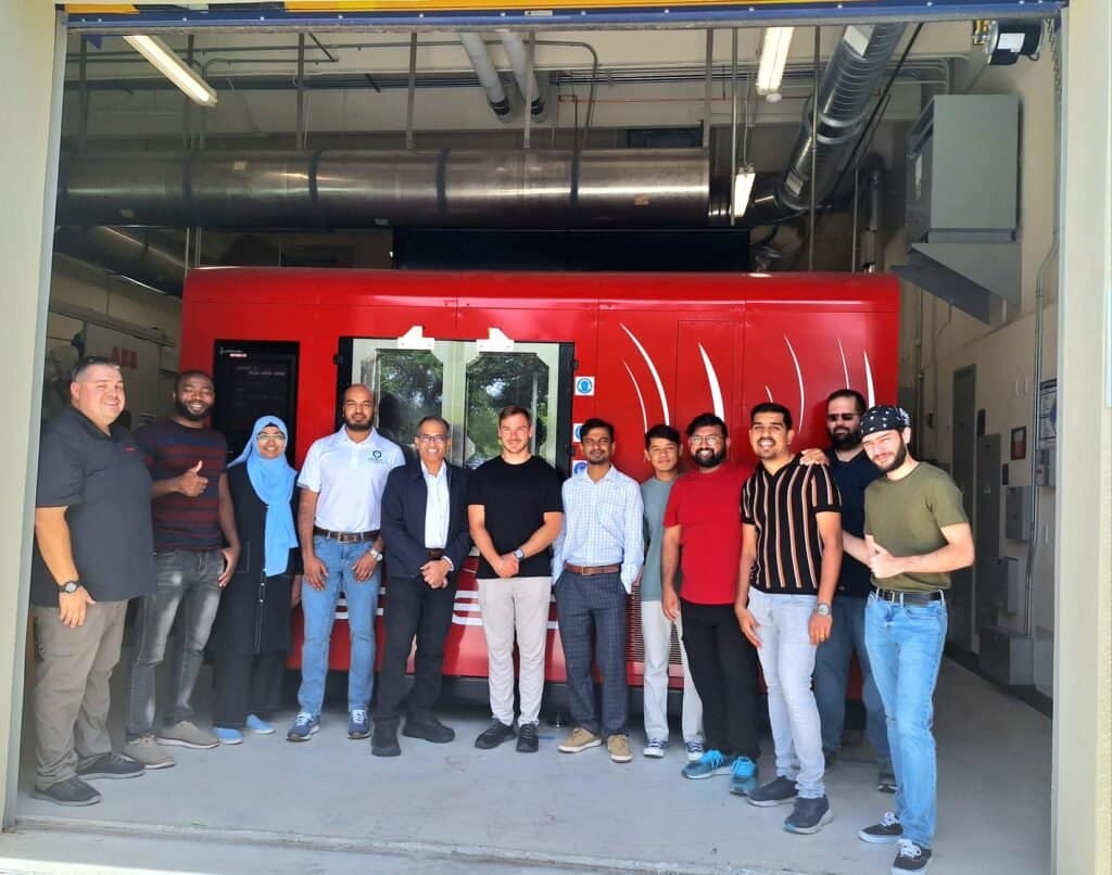 3D Printing News Briefs, October 8, 2025: CSAM Research, 3D Printed Product Warning, & More3DPrint.com | Additive Manufacturing Business 2 Image owned by Florida International University left to right SPEE3D technician Ale Yingst net to FIU team with new WarpSPEE3D printer addition at ColRAD Lab 1024x806 1ETyDg