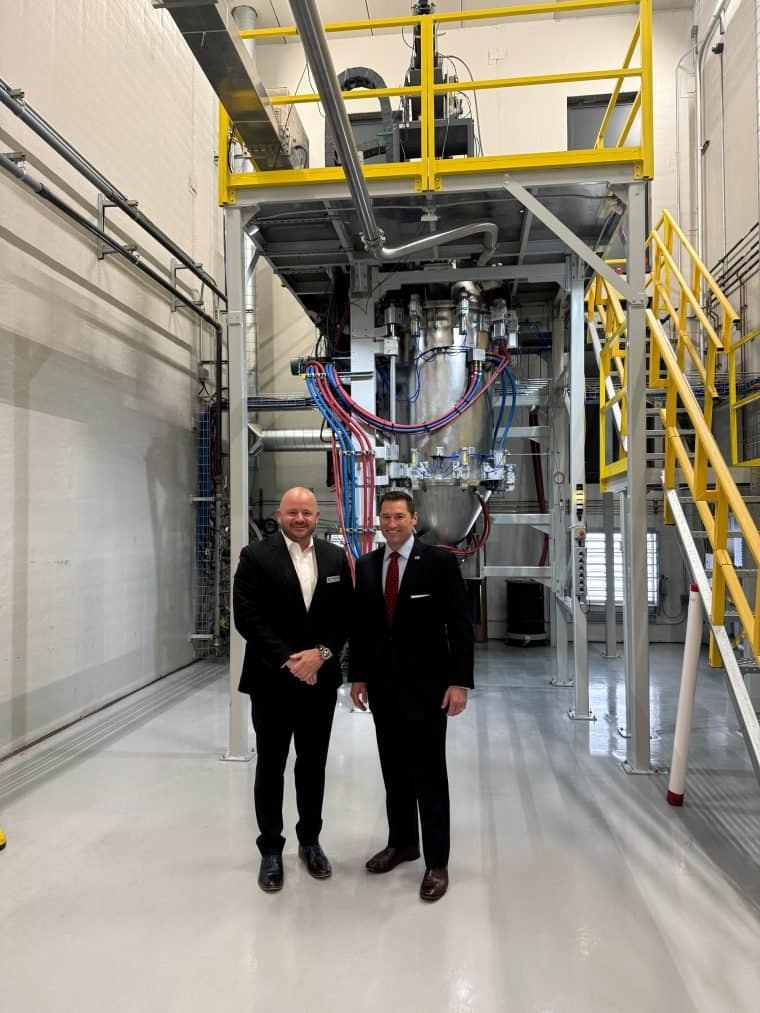RAPID 2026: 6K Additive’s Domestic Metal Powders & Consolidation Plan3DPrint.com | Additive Manufacturing Business 15 Roberts and Reschenthaler with a UniMelt 7601013