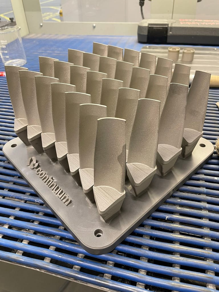 A Vision for Powder Leadership in Advanced Manufacturing’s Next Chapter3DPrint.com | Additive Manufacturing Business 2 Fan Blades printed on a Renishaw AM Printer scaled 1oT7pG