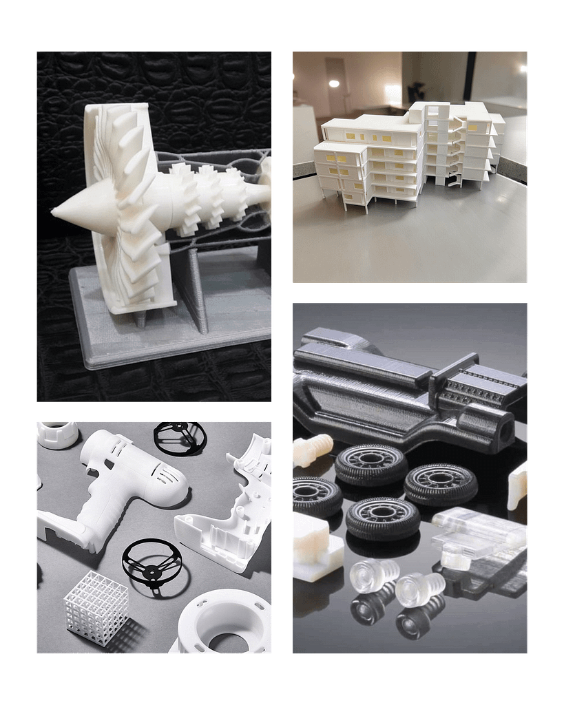India's Top 3D Printing Service Provider 3 3d printing 3D printed products showing Stratified 3D's capabilities in making architecture & engineering products.