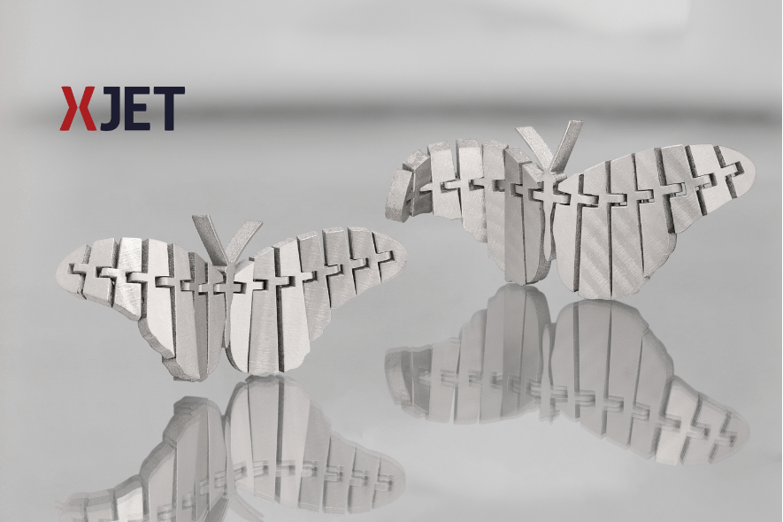 Targeted Applications, Expanded Platform: XJet’s Strategic Vision for AM’s Next Chapter3DPrint.com | Additive Manufacturing Business 2 Print as assembled butterfly decoration piece in stainless steel 316L hapfpc